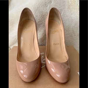 Christian Louboutin nude Patent FiFi